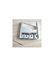 Telecaster-Saitenhalter, Chrom, 3 In-Tunes-Saitenreiter