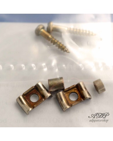 Saitenniederhalter Gotoh Butterfly Relic Series für Strat Tele Nickel Aged