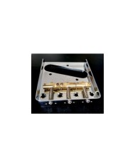 Telecaster Wilkinson Saitenhalter, Chrom, 3 kompensierte Messingreiter