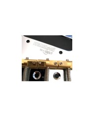 Telecaster Wilkinson Saitenhalter, Chrom, 3 kompensierte Messingreiter