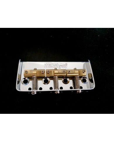 Cordier Wilkinson chrome Court pour Telecaster, 3 pontets Compenses en laiton