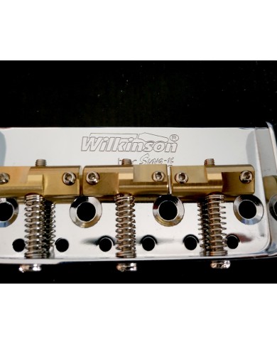 Cordier Wilkinson chrome Court pour Telecaster, 3 pontets Compenses en laiton
