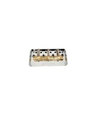 Wilkinson Chrome Short tailpiece for telecaster, 3 staggered style brass saddles