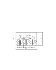 Cordier Wilkinson chrome Court pour Telecaster, 3 pontets Compenses en laiton