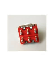 Mini Toggle Switch 3 position On-On-On, Chrome