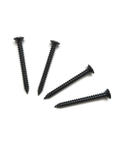 4 schwarze Halsbefestigungsschrauben passend für Fender, 4 x 42mm