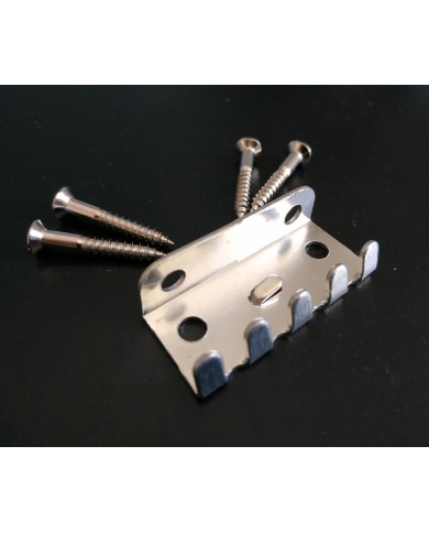 1 Federkralle + 4 Federn + 4 Schrauben für Tremolo im Stratocaster-Stil