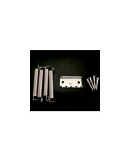 1 crochet (spring claw) + 4 ressorts + 4 vis pour tremolo style stratocaster