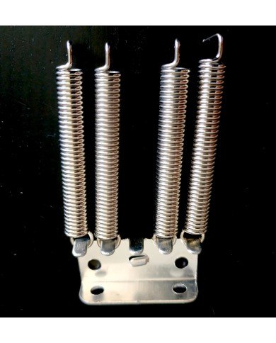 1 Federkralle + 4 Federn + 4 Schrauben für Tremolo im Stratocaster-Stil
