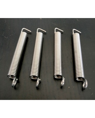 4 Edelstahlfedern für Tremolo im Stratocaster-Stil
