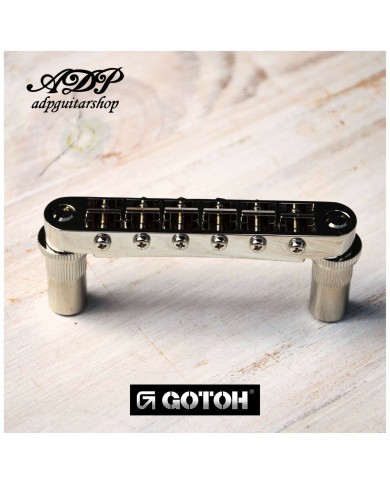Gotoh Nickel GE103B-T Nashville TuneOMatic Steg, metrische Hülsen