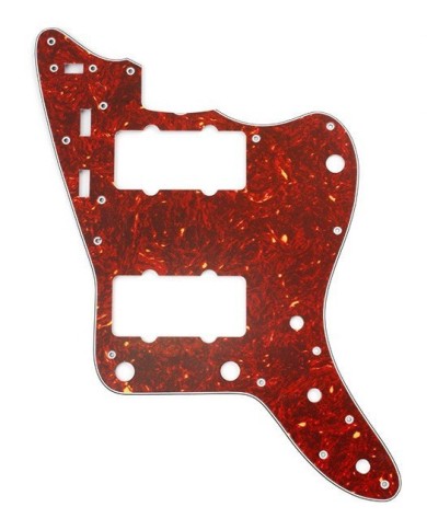 Schlagbrett 3-lagig Red Tortoise für Fender Jazzmaster