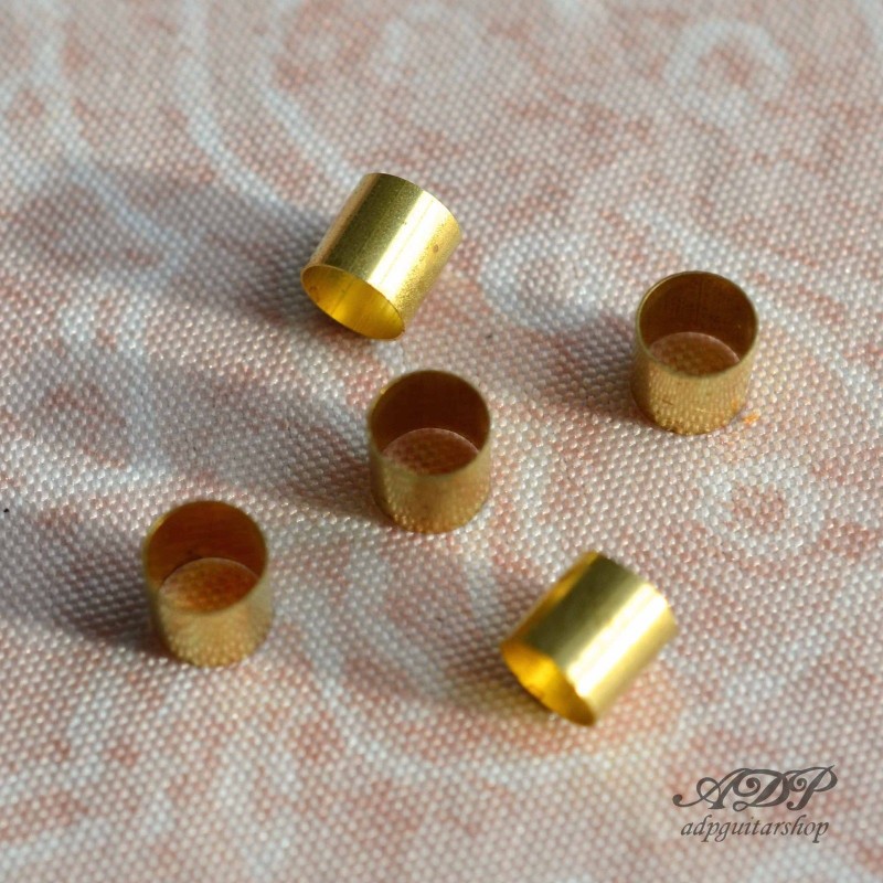 Brass Potentiometer Shaft Conversion Sleeve 6mm to 1/4 inch split