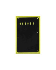 Stratocaster Black Tremolo Back Cover 6 Holes E-E 54mm