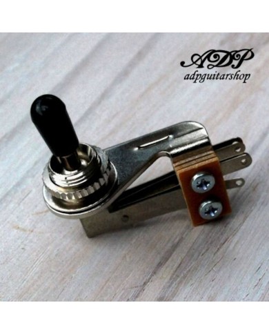 3-Wege-Toggle-Schalter, rechtwinklige SG-Ausführung, ohne Knopf