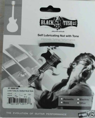 Graph Tech Black Tusq XL PT-6000-00 Jumbo Sattel, Gibson-Stil