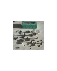 Kluson Linkshänder-Mechaniken, 6 in Reihe, runder Knopf, 1:18