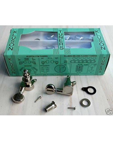 6-in-Line-Mechaniken, kleiner runder Flügel, 1:18, Kluson