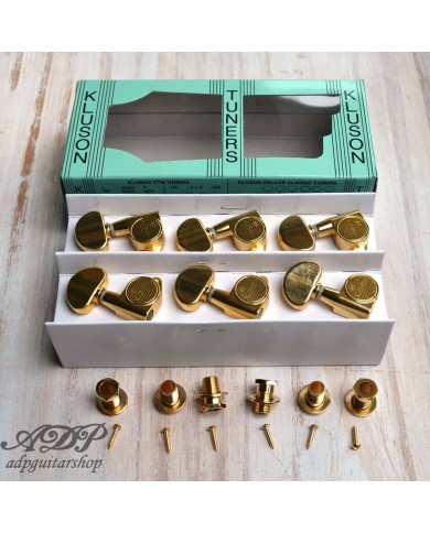 Kluson 3X3 gekapselte Mechaniken, vergoldet MG33G