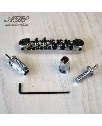 Rollensaitenhalter verchromt, Tune-O-Matic Typ, 51mm E bis e