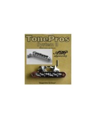 TonePros TP6R-C Nashville-Rollensteg, Small Post US-Format, Chrom