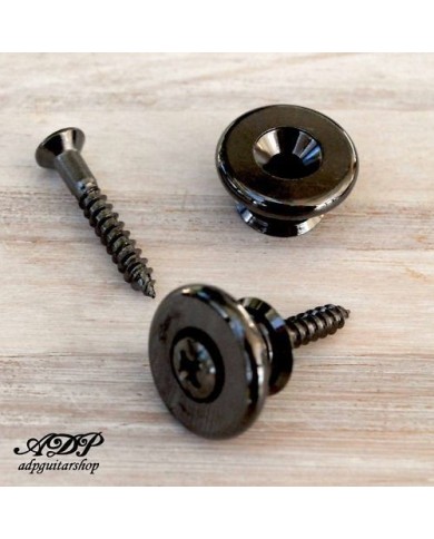 Gotoh Gurtpins 17 mm Large Strap Cosmo Black Schrauben 2x