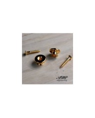 Vergoldete Gotoh Gurtpins 17 mm + 2 Schrauben