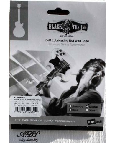 GraphTech Black Tusq PT-5000-L0 Sattel für Linkshänder Tele Strat 43mm