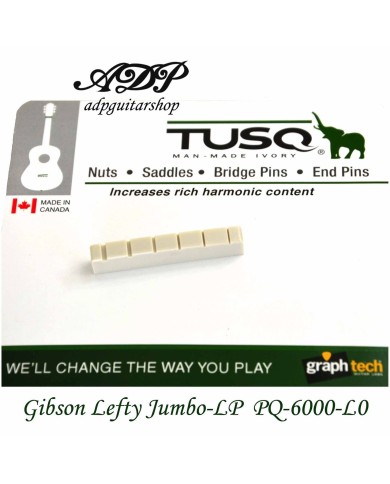 Graph Tech PQ-6000-L0 Sattel für Linkshänder, Gibson Jumbo, passend für LP SG GraphTech Lefty Nut
