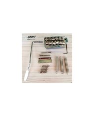 Linkshänder Stratocaster Tremolo Vintage Gotoh, Nickel, Stahlblock GE101TS