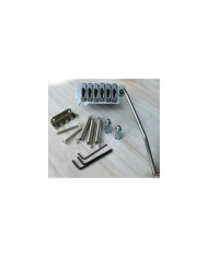 Left Handed Satin Chrome Stratocaster Wilkinson Lic. Gotoh Tremolo VS100GCLH