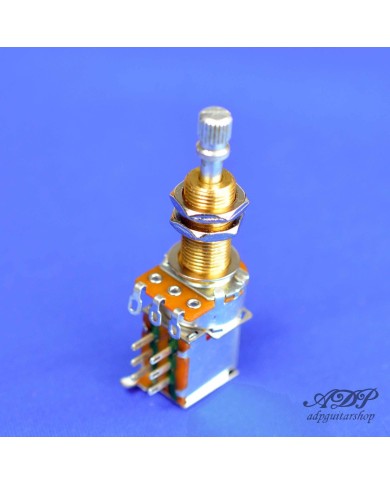 Push-Push-Potentiometer 500K Audio Extralang 3/4" XLong Split Shaft Pot US-Größe