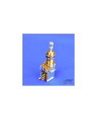 Push-Push 500K audio Extralong 3/4" XLong Split Shaft Pot US size