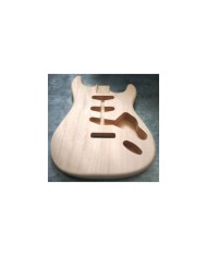 Leichter 2-teiliger Stratocaster-Korpus aus Mahagoni, unbehandelt