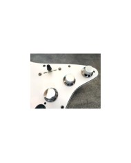 3 Chrome Metal Stratocaster Hat Knobs