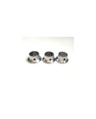3 Chrome Metal Stratocaster Hat Knobs