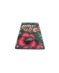 WD Custom Vintage Aloha Tiki Rückplatte für Fender Stratocaster