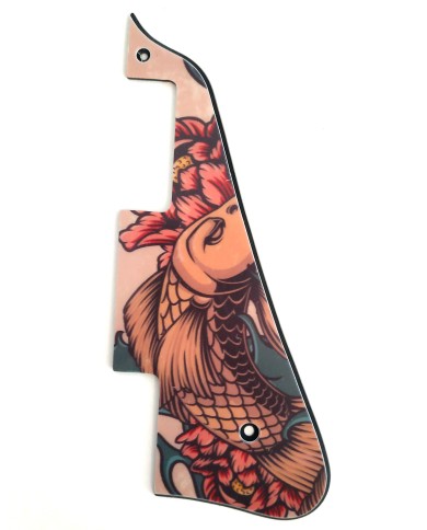 WD Custom Carp Koi Tattoo Schlagbrett für Epiphone Les Paul Standard 2009