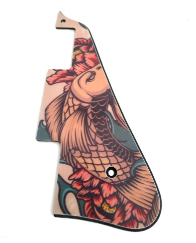 WD Custom Carp Koi Tattoo Schlagbrett für Epiphone Les Paul Standard 2009