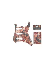 Set Koi Tattoo Schlagbretter für Fender Stratocaster, 11 Löcher, Vintage