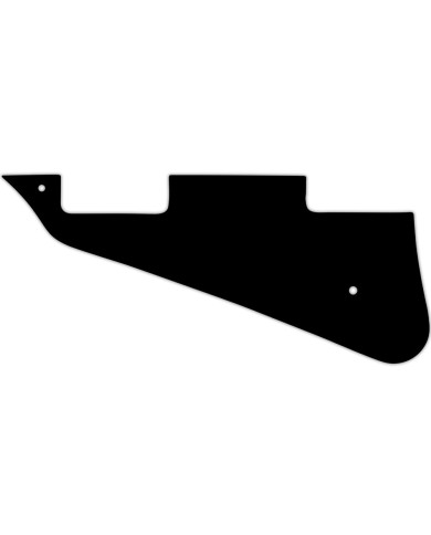 Linkshänder-Pickguard schwarz, 1-lagig, für Gibson Les Paul, Humbucker