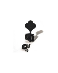 1 Bassmechanik mit Getriebe, rechte Seite, umkehrbar, Schwarz, Achse 14mm