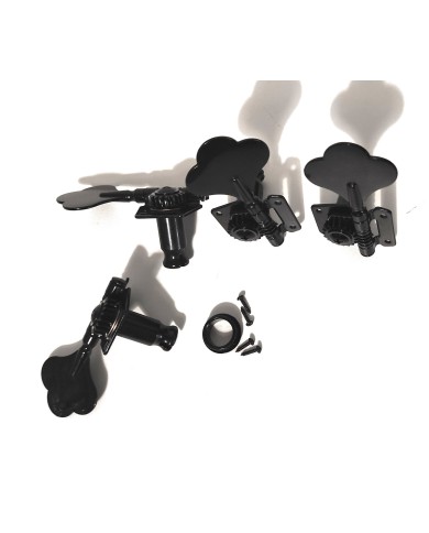 4 reversible Bassmechaniken für die rechte Seite, schwarz, 14mm