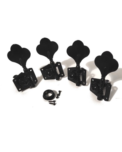 4 reversible Bassmechaniken für die rechte Seite, schwarz, 14mm