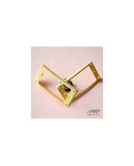 2 Contours Humbucker Epiphone Cream Pickup Mounting Rings set Arched Top Bottom