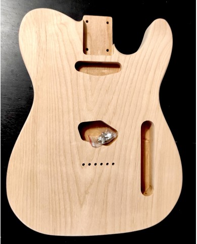 Telecaster-Korpus aus 3-teiligem Erlenholz, unbehandelt
