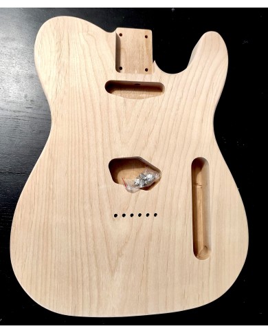 Telecaster-Korpus aus 3-teiligem Erlenholz, unbehandelt