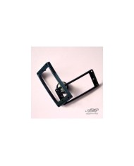 Set mit 2 schwarzen Epiphone Humbucker-Tonabnehmerrahmen, gewölbte Ober- und Unterseite