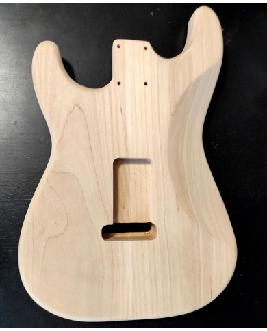 Stratocaster body in alder 2 pieces unfinished