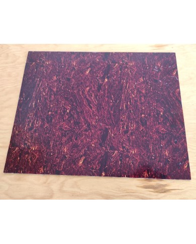 Blankes Tortoise-Pickguardmaterial, 3-lagig, 29x23,5cm (T/W/T).090"-2,29mm